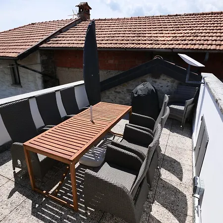 Feriehus Rustico Casa Marie Mit Seeblick-dachterasse